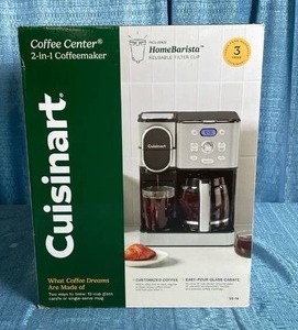 lot 5015 image: Cuisinart Coffee Center 2-in-1 Coffee Maker and Single-Serve Brewer Stainless Steel, 12 Cup Capacity