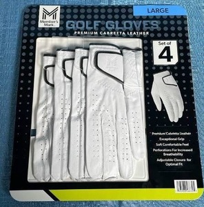 lot 5016 image: Members Mark Premium Golf Gloves - Set of 4