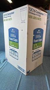 lot 6001 image: 12oz Foam Cups