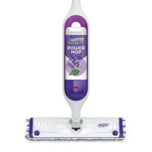 lot 6027 image: Swiffer PowerMop Multi-Surface Mopping Kit Lavender