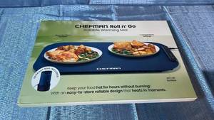 lot 6031 image: Chefman Roll n Go Electric Warming Mat