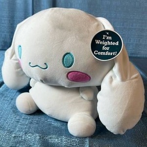 lot 6060 image: Cinnamoroll White WEIGHTED Plush Bunny
