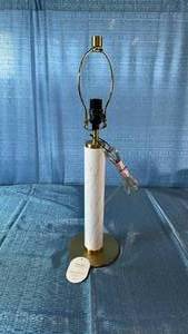 lot 6101 image: Threshold Table Lamp with Gold Accents