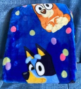 lot 7065 image: Bluey Plush Throw Blanket