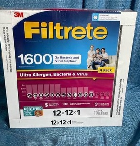 lot 7078 image: 3M Filtrete 12x12x1 Air Filters Multi-Pack