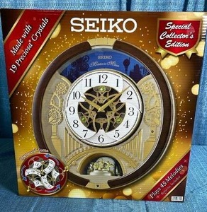 lot 7080 image: Seiko Musical Wall Clock with Moving Elements