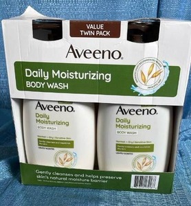 lot 7085 image: Aveeno Daily Moisturizing Body Wash Twin Pack