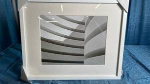 lot 7086 image: Art Gallery White Wall Display Frame