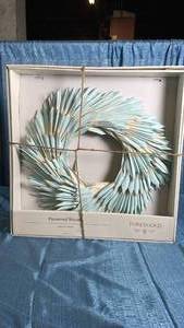 lot 7088 image: Threshold Palm Leaf Decorative Wreath
