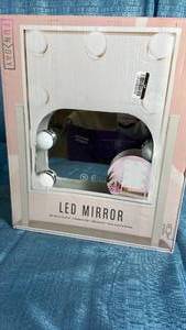 lot 7089 image: LED Mirror Fun Day Makeup Vanity Mirror