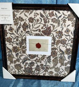 lot 7099 image: Threshold Decorative Floral Wall Art Print with Envelope