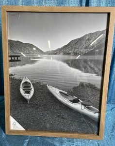 lot 7100 image: Black and White Framed Art Print