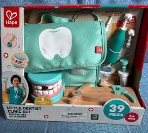 lot 7104 image: Hape Little Dentist Set Kids Medical Play Kit