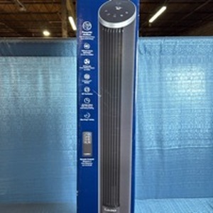 lot 8001 image: Lasko 42 Tower Fan with Remote Control