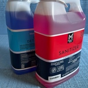 lot 8014 image: Member��s Mark Commercial Dish DetergentSanitizer Set - 1gal Containers