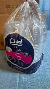 lot 8023 image: Chinet Crystal 9oz Clear Cups - 200 Count