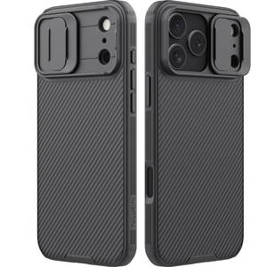 lot 524 image: Nillkin Camshield Case for iPhone 17 Pro Max Case, Built-in Dual Camera CoverSlim Profile Military Grade Drop Protection Shockproof Bumper Phone Case 6.9 inch 2025 Black - Retail $17