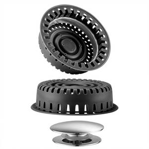 lot 537 image: Bathtub Drain Hair Catcher, Shower Hair Drain Catcher Upgraded Protector with Silicone & Stainless Metal Designed for Pop-Up and Regular, Effective Without Slowing Drainage