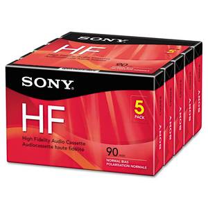 lot 548 image: Sony 5C90HFR 90-Minute HF Cassette Recorders 5-Brick - Retail $17