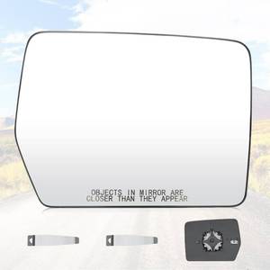 lot 556 image: Youxmoto Passenger Right Side Heated Mirrors Glass Replacement, Fit for Ford F150 2011 2012 2013 2014 Side View Mirror Glass with Rear Holder, Fits for 4L3Z-17K707-DA - Retail $20