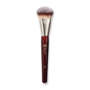 lot 557 image: BK BEAUTY BRUSHES - 101 CONTOURED FOUNDATION BRUSH - Contoured Foundation Brush - Foundation Makeup Brushes - Face Brush For Liquid Or Cream Foundations - Retail $34