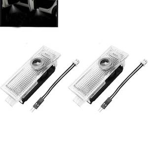 lot 560 image: Door Light Logo Projector Compatible with 1-7 Series, X1-X7, Z GT M2-M5 auto 2-Piece Car Welcome Lamps (50th Anniversary) -