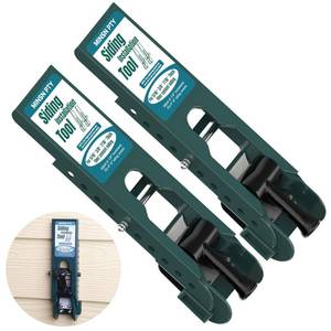 lot 579 image: Upgraded Siding Installation Tools for 516-Inch, 38-Inch, 716-Inch Fiber Cement Lap Siding - Gauge With Adjustable Reveals, Polycarbonate Body, 2 Packs - Retail $35