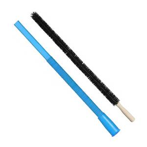 lot 590 image: Clothes Dryer Vent Cleaner Kit with Vacuum Hose Attachment Brush, Lint Remover, Dryer Vent Vacuum Hose (Full Brush) - Retail $14