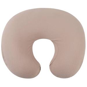 lot 638 image: Onacosht Muslin Nursing Pillow Cover Soft 100% Cotton Feeding Pillow Slipcover Fits Standard Infant Nursing Pillow for Boy and Girl, Blush - Retail $13
