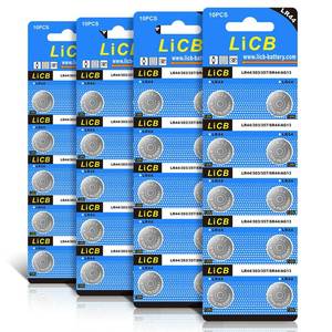 lot 663 image: LiCB 40 Pack LR44 AG13 357 303 SR44 Batteries 1.5V Button Coin Cell Battery - Retail $8
