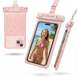 lot 668 image: wellhouse 3D Waterproof Phone Pouch with Lanyard,Premium TPU100FT Deep Waterproof Phone Case for iPhone 17 16 15 14 13 12 Pro Max XS Samsung,Snorkeling, Surfing, Kayaking,Skiing,Hot Springs - Retail $18