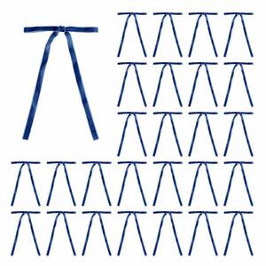 lot 692 image: Meseey 30 Pcs Dusty Blue Velvet Christmas Bows 5 x 7 Inch Rustic Vintage Wedding Velvet Ribbon Gift Bows for Tree Wreath Garland Home Decor Indoor Outdoor Decorations (Dusty Blue) - Retail $10