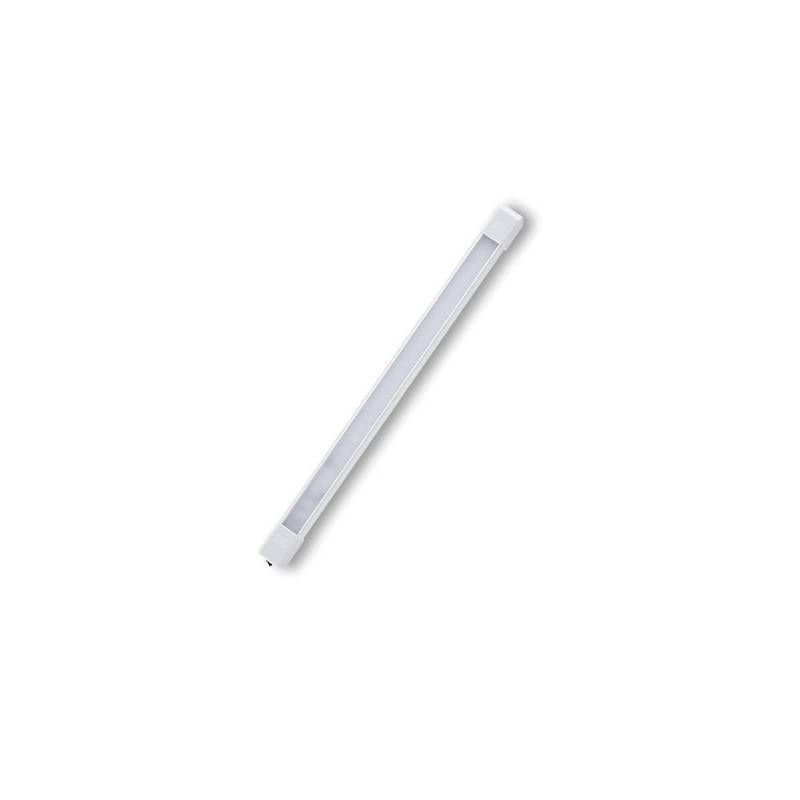 lot 29234 image: Raycharm Interior LED Strip Light, Ultra-Slim Limited Space Surface Corner Mount 10.5 x 1.1, Aluminum Housing Frosted Lens 6000K Cool-White High-Output Light, OnOff Rocker Switch 12V24V DC, 1-Pack