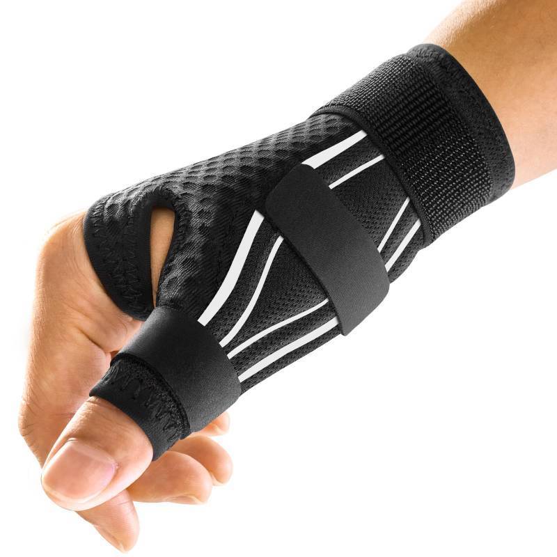 lot 39367 image: FREETOO Wrist and Thumb Brace Right Hand or Left Hand for Arthritis Pain and Support, Thumb Splint for Trigger Thumb, Finger Splint for Tendonitis, Sprain, MCP Pain Fits Palm 8.5-10 LXL White