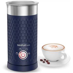 lot 24153 image: SIMPLETASTE Milk Frother, 4-in-1 Electric Milk Steamer, Automatic Warm and Cold Foam Maker and Milk Warmer for Latte, Cappuccinos, Macchiato