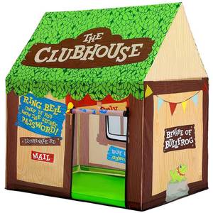 lot 24205 image: SweHouse Kids Play Tent Indoor Clubhouse Tent for Toddler with Roll-up Door & Windows Playhouse - Boy Girl Tent Outdoor Birthday Gifts Toys