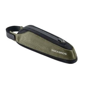 lot 51510 image: ROCKBROS Bike Top Tube Bag Bike Frame Bag Bike Triangle Bag Small Aerodynamic Bag for Triathlon and Gravel Bikes
