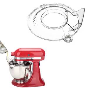 lot 51515 image: Pouring Shield for KitchenAid Tilt Head 4.5-5QT Stainless Steel (Only),Safety Pouring Shield,Splatter Guard for kitchenaid mixer bowl,Kitchen Aid Stand Mixers,kitchen aid Accessories and Attachments
