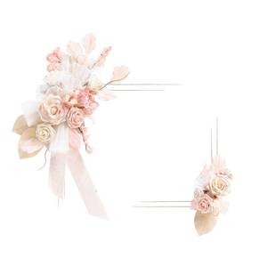 lot 55835 image: Lings moment 2pcs Artificial Welcome Sign Swag Wedding Arch Flowers Decorations Floral Eucalyptus Willow Garland for Ceremony Reception Entrance Entryway Party Banquets Easel Wall Home Outdoor