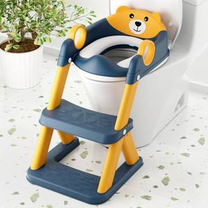 lot 63932 image: COOSEYA Toilet Seat, Potty Training Seat for Toddler, Upgraded 2-in-1 Potty Toilet Training for Boys and Girls,Waterproof Cushioned Mat with Non-slip Step Stool