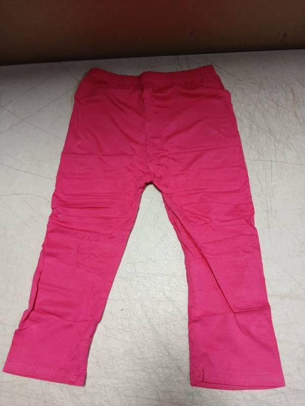 lot 35136 image: Girls Pink Cotton Capri Leggings 6 Pack Size 10 Youth
