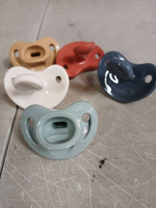 lot 52532 image: NUK Baby Pacifiers Multi-Color Set of 5