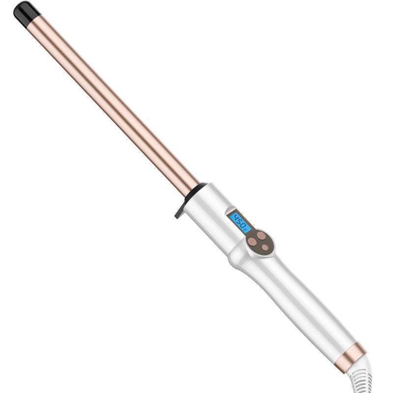 lot 63534 image: HOSON 34 Inch Curling Wand for Long Hair,19mm Ceramic Wand Curling Iron Extra Long Barrel, Dual Voltage, 10 Temps