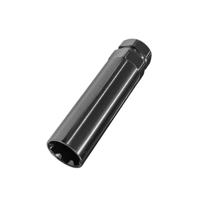 lot 27348 image: ZIMISI 7 Point Spline Drive Tuner Socket Key Tool, Lug Wrench with 1316 (21mm) and 78 (22mm) Hex, Wheel Lug Nut Wrench Replacement Tool, Spline Socket Set for 14x1.5, 14x2.0, 916 (Black)