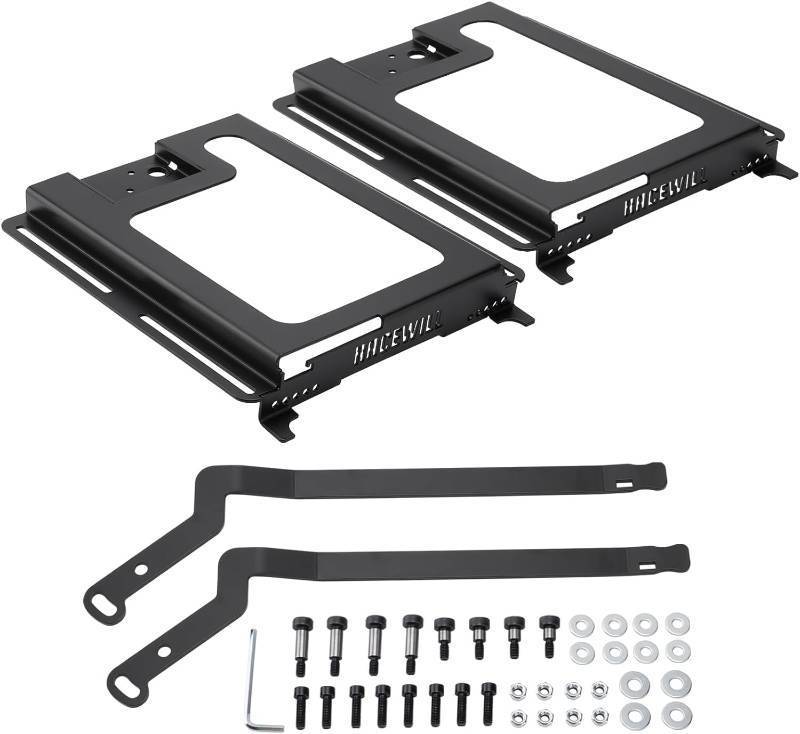 lot 47036 image: Racewill 2 Pack UTV Seat Bases Lower and Recline Seat Base Accessories  Compatible with Polaris RZR 800900, S 1000, XP 1000, XP Turbo, Turbo S, RS1