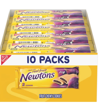 lot 20438 image: Newtons Fig Fruit Chewy Cookies Snack Pack - 2oz10ct