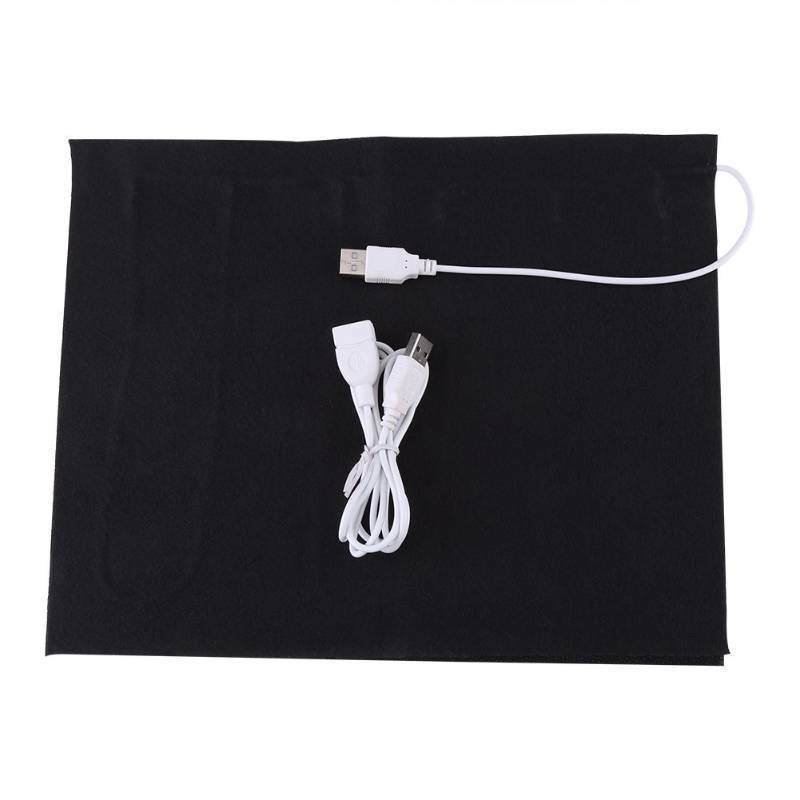lot 54384 image: USB Electric Heating Pad for Clothes & Seat - Reusable Cloth Heater with Pet Warmer Function for Comfortable Warming - Retail $14