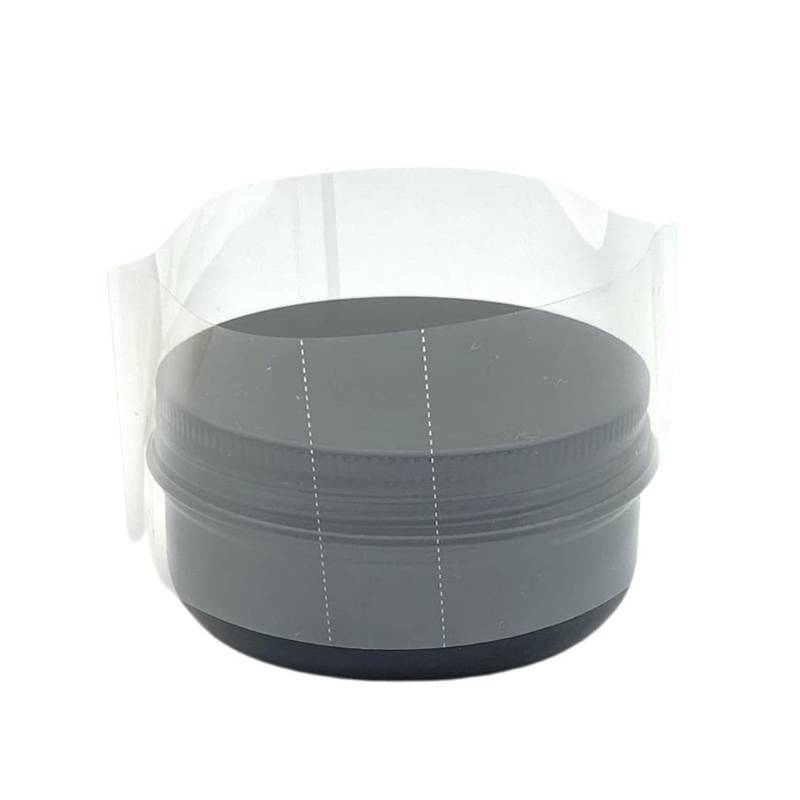 lot 54393 image: 200pcs Clear Perforated Shrink Bands for 50g Aluminum Jar, Easy to Use, Make Products More Professional (For 50g Aluminum Jar).  COUNT MIGHT NOT BE 200. - Retail $10