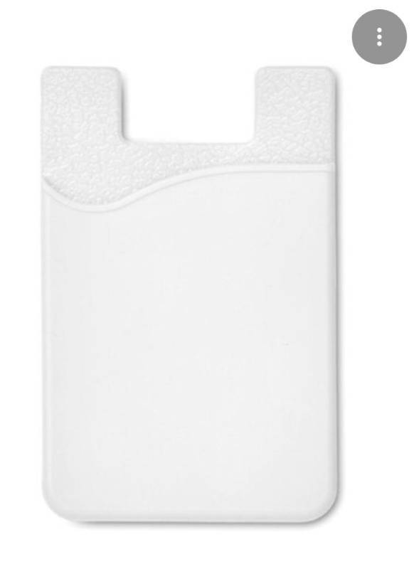 lot 54427 image: Phone Card Holder 6PCS Mobile Phone Silicone Card Holder Access Card Sticker (White)