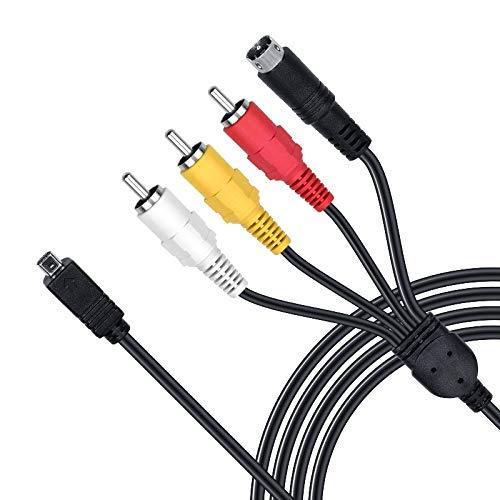 lot 61616 image: 5 Feet AV AV Audio Video TV-Out Cable Cord for Sony Camcorder Handycam DCR-HC28e DCR-SX85vel SX85br and More Models - Retail $8
